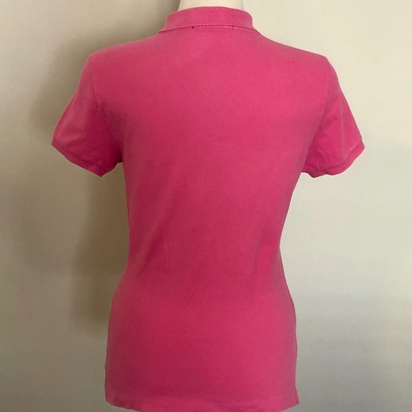 Watermelon Pink Ralph Lauren Classic Polo T-Shirt - Picture 8 of 11
